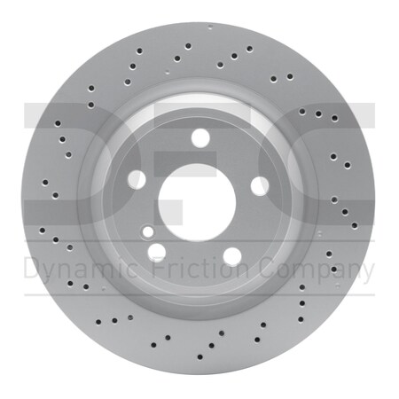 Dynamic Friction Co DFC GEOSPEC COATED ROTOR - DRILLED 624-63102